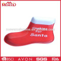 Christmas decorative uses of show Santa socks plate